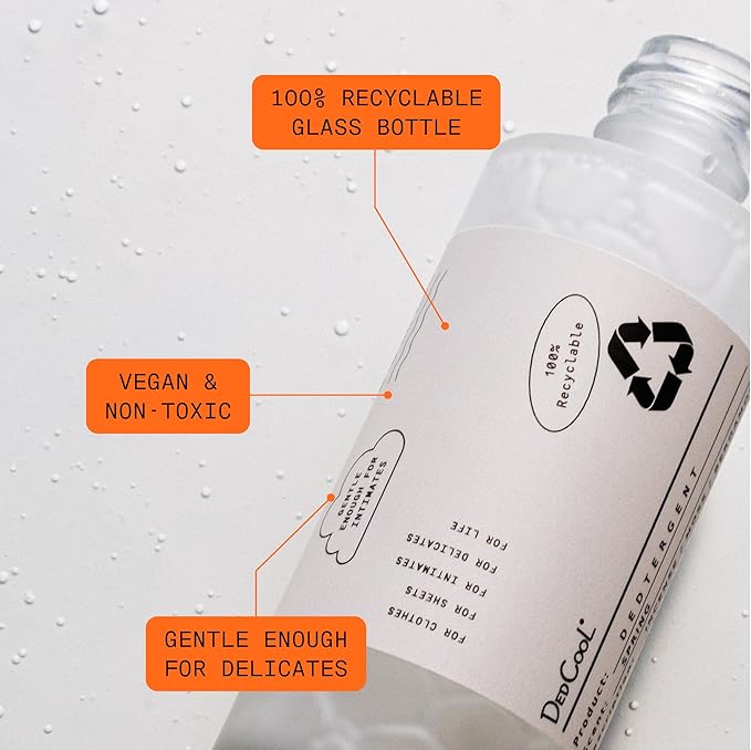 DedCool Liquid Laundry Dedtergent (Mini 01 Taunt, 2 fl oz) Luxurious Fragrance, Scented, Removes Stains, Infused with Natural Essential Oils, Vegan, Non-Toxic, Cruelty & Dye Free, Genderless