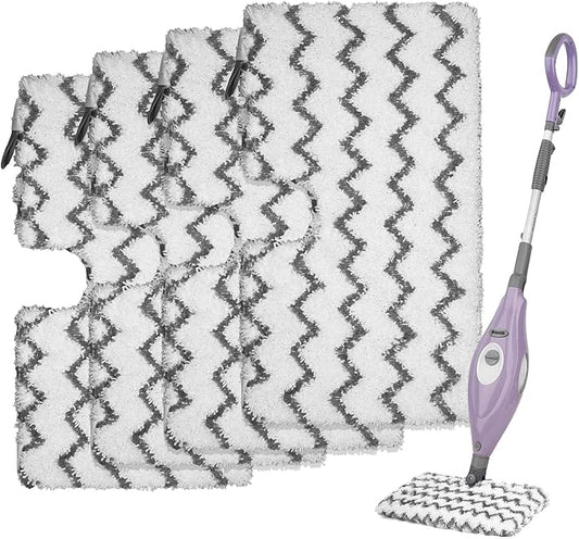 S3601 4 Pcs Steam Scrub Mop Pad for Shark Steam Pocket Mop S3501 S3601 S2901 S2902 S3550 S3801 S3901 SE450 S3601D S3901D