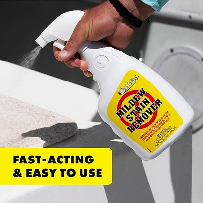 STAR BRITE Mold & Mildew Stain Remover + Cleaner – Removes Stains on Contact - 32 OZ (085632)