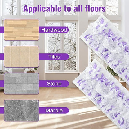 36 Pack Disposable Power Mop Refills Pads for Swiffer Power Mop,Swifter Wet Pads Refill,Disposable Mop Pads Swifters for Wood Floors,Spray Mopping Pads Refills for Multi-Surface Floor Cleaning