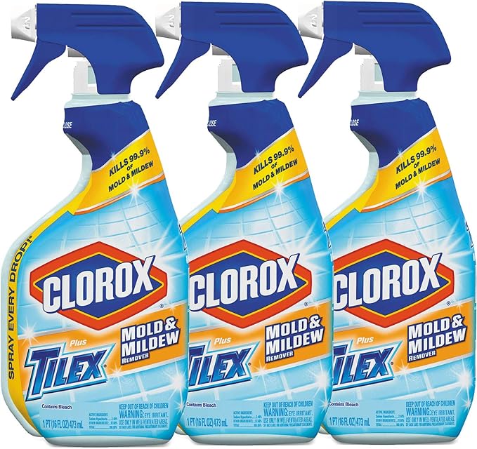 Tilex 01100.3PK Mold & Mildew Remover 16 (Pack of 3), 48 Fl. Oz, Clear
