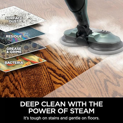 Shark S7000AMZ Steam & Scrub All-in-One Scrubbing and Sanitizing Hard Floor Steam Mop, Pure Water (Renewed)