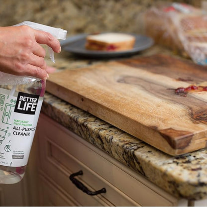 Life Natural All-Purpose Cleaner, Safe Around Kids & Pets, Unscented, 32 Fl Oz (Pack of 1), 2409M