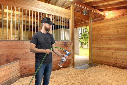 Barn, Stall, or Horse Trailer Deodorizer, Natural-Based Cleaning Spray (32oz)