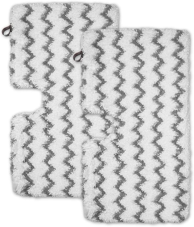 2PCS Replacement Steam Mop Steam Cleaner Pads Pro for Shark Professional Steam Pocket Mop S3501 S3601 S3601D S3550 S3801 S3901 S3901D SE450 Steamer Pads Floor Cleaning Pads Washable