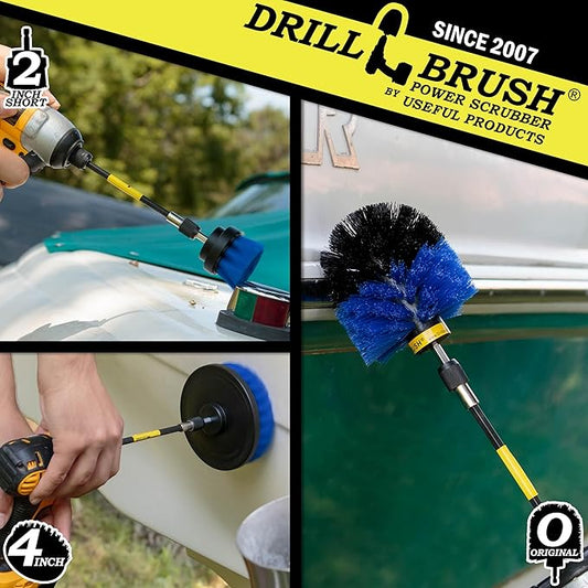 Boat Cleaning Supplies - Hull Cleaning Brush Set - Marine Equipment Cleaning Brush - Fishing Boat Scrubbing - Pond Scum Remover - Barnacle Removing Tool - Aquatic Cleaning Brushes - Tank Cleaning Set