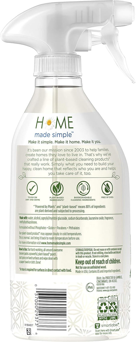 Home Made Simple All Purpose Cleaner Natural Household Surface Cleaning Spray, Rosemary Scent, 54 Fluid Ounce