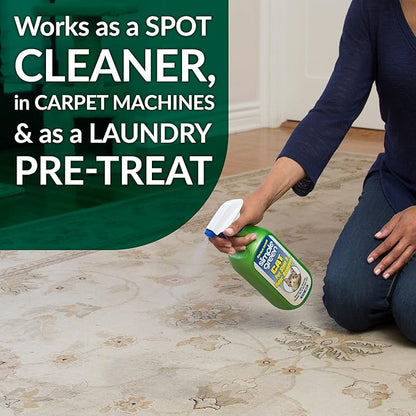 Simple Green Cat Stain & Odor Remover - Enzyme Cleaner for Cat Urine, Feces, Blood, Vomit (1 Gallon Refill) (Pack of 2)