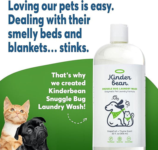 Ultimate Pet Odor Eliminator Bundle (2pk) - Stain & Odor Remover and Laundry Wash by Kinderbean