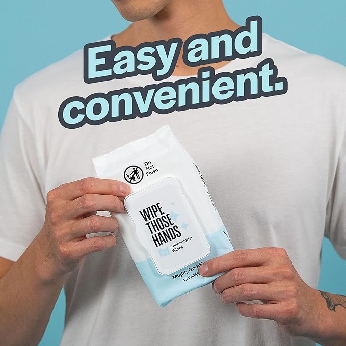 Wipe Those Hands 168 Count Alcohol Free Wipes (4 count 42 wipes each)