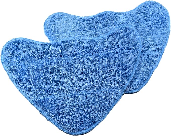 HQRP 2-Pack Microfiber Steam Mop Pads Replacement for Hoover Part WH01000 Compatible with Hoover WH20200 WH20201 Steam Mops, WH20300 Canister Steam Cleaner Steamer