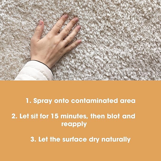 Furniture Clinic Stain & Odor Eliminator | Pee & Vomit Smell Removal for Dog, Cat, Pet and Human Messes & Accidents | Enzyme Activated Spray | Use on Furniture, Carpet, Mattresses & More (5L / 169 Oz)