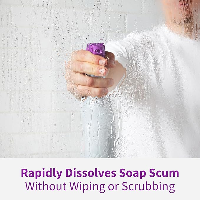 Rejuvenate Scrub Free Soap Scum Remover Shower Glass Door Cleaner Works on Ceramic Tile, Chrome, Plastic and More (2 Bottles x 24oz)