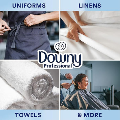 P&G Professional Downy Commercial Liquid Fabric Softener, Clean & Fresh Scent, 190 Loads, 140 Fl oz, For Business Use