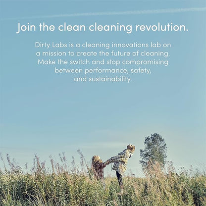 Dirty Labs | Scent Free | Bio Enzyme Liquid Laundry Detergent | 80 Loads (21.6 fl oz) | Hyper-Concentrated | High Efficiency & Standard Machine Washing | Nontoxic, Biodegradable | Stain & Odor Removal