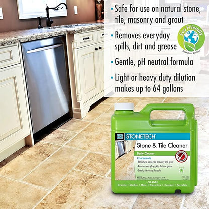 STONETECH Stone & Tile Cleaner, 1 Gallon (3.8L) Bottle