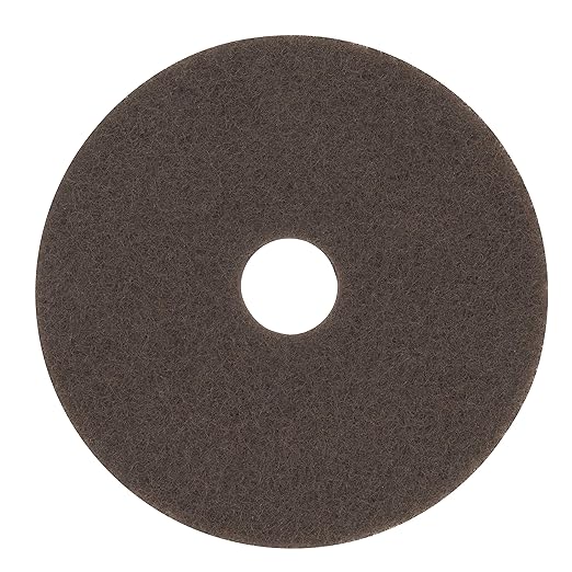3MBrown Stripper Pad 7100, 14 in, 5/Case
