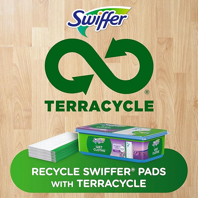 Swiffer Sweeper Wet Mopping Cloth Multi Surface Refills, Febreze Lavender Scent, 36 count (Pack of 2)