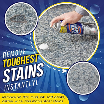 NYCPI & GA Towel and Brush along with Carpet Stain Remover Kit with Bottles | Complete Cleaning Set for Tough Stains, Odors, and Messes | Perfect for Old & New Stains (5.33 Fl Oz (Pack of 3))