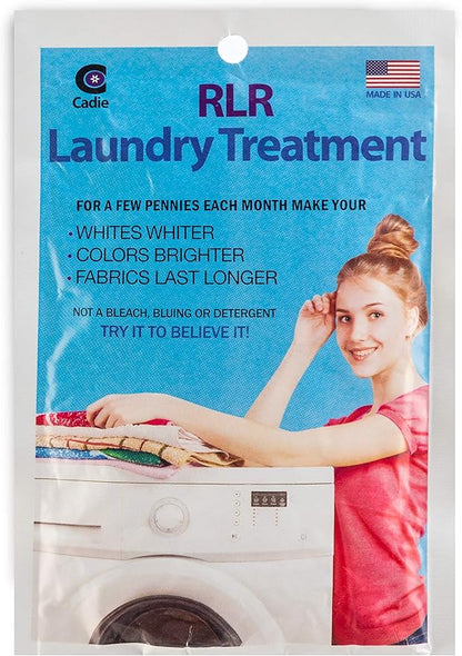 RLR Natural Laundry Detergent Powder – Whitens, Brightens, Refreshes Baby Cloth Diaper Detergent, Musty Towels, Workout Clothes - Non-toxic, Fragrance-Free For Sensitive Skin (Pack of 10))