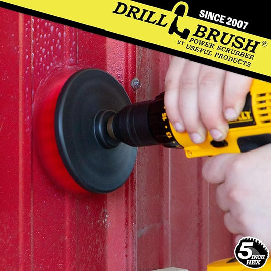 Outdoor Cleaning Supplies - Concrete Scrubbing Brush - Deck Scrubber - Headstone Restoration - Statue Cleaning Tools - Wood Floor Scrubber - Gutter Brush - House Siding Cleaner - Clean Garage
