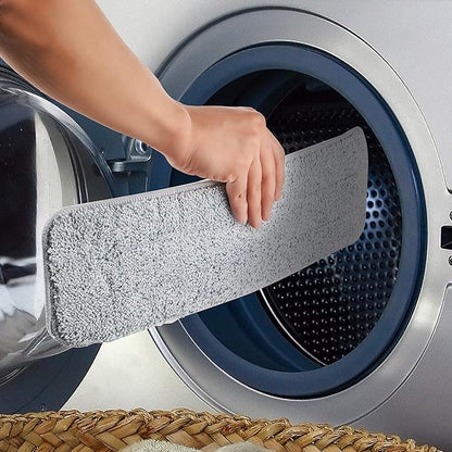 True & Tidy, Extra Thick Microfiber Mop Pad Pack Refill for SPRAY-250 Spray Mop SPRAY-360 Spray Mop Kit SWEEP-180 Sweeper Mop, Fits Other Mops, Machine Washable up to 100x, 15.5 x 5 inch (3-Pack)