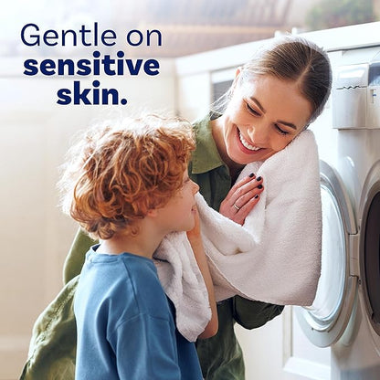 Downy Rinse & Refresh Free & Gentle Laundry Odor Remover and Fabric Softener, Fragrance Free, 48 fl oz, No Dyes or Heavy Perfumes