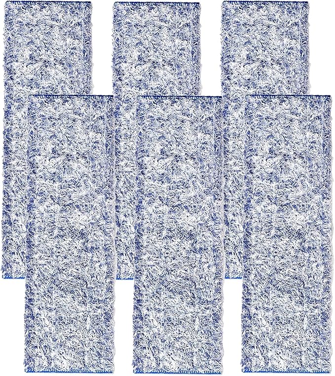 MZY LLC 6 Pack Microfiber Dusting Pad for Bona Family of Mops, 18 Inch Washable & Reusable Dust Pads for Multi-Surface Floors, Easy to Remove Dust, Pet Hair, and Dirt Fit for Bona Mop