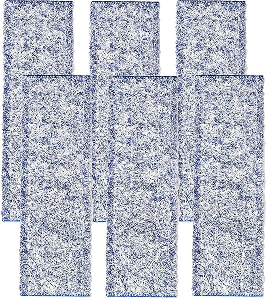 MZY LLC 6 Pack Microfiber Dusting Pad for Bona Family of Mops, 18 Inch Washable & Reusable Dust Pads for Multi-Surface Floors, Easy to Remove Dust, Pet Hair, and Dirt Fit for Bona Mop