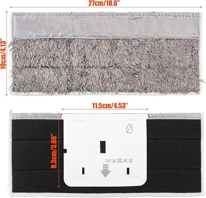 6 Pack Washable Dry Mopping Pads Replacement Compatible for IRobot Braava Jet M6 (6110) (6112) Reusable Robot Mop Microfiber Sweeping Pads