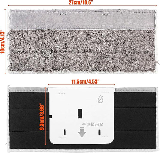 6 Pack Washable Dry Mopping Pads Replacement Compatible for IRobot Braava Jet M6 (6110) (6112) Reusable Robot Mop Microfiber Sweeping Pads