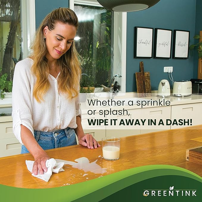 Eco-Friendly Reusable Dish Cloth Set – 10-Pk Multipurpose Kitchen Cleaning Cloth Made from Recycled Materials – Absorbent, Dish Towels & Non-Scratch Cleaning Rags, 12x12 in.