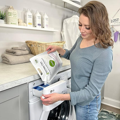 Heritage Park Silk & Wool Fragrance Free, Hypoallergenic, pH-Neutral Laundry Detergent - Dermatologist-tested, Sensitive Skin-Friendly, Enzyme-Free, Ultra Concentrated (64 fl oz Refill)