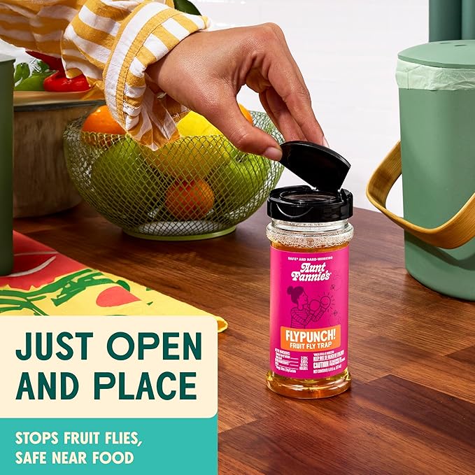 Aunt Fannie's Kitchen Bundle, Includes Lavender All-Purpose Spray, Eucalyptus Wipes, Lemon Sink Refresher, FlyPunch, & Eucalyptus Floor Cleaner