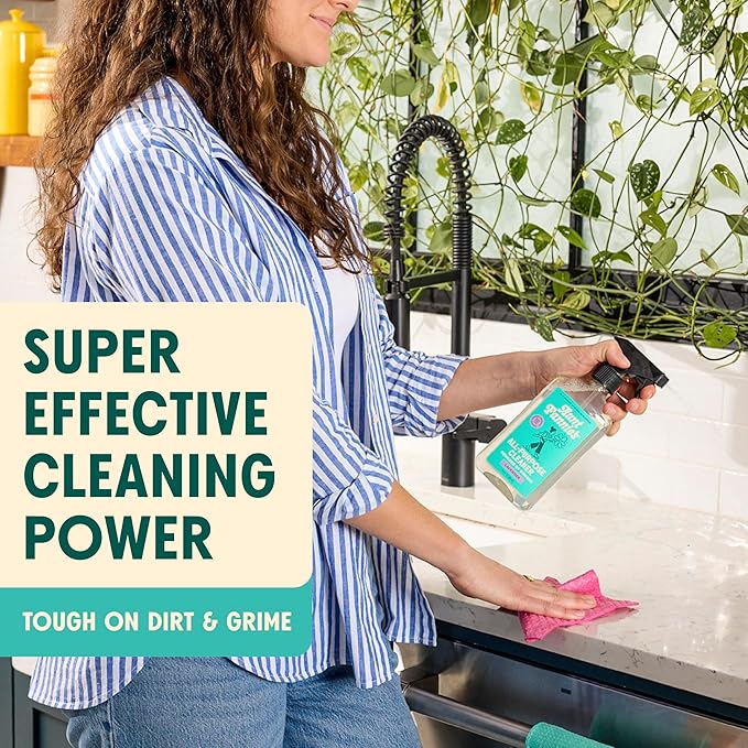 Aunt Fannie's Kitchen Bundle, Includes Lavender All-Purpose Spray, Eucalyptus Wipes, Lemon Sink Refresher, FlyPunch, & Eucalyptus Floor Cleaner