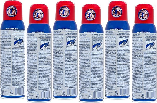 Carpet Spot Remover, Stain and Red wine Remover and Spot Treatment for Oil, Grease, Urine, Cleaning Performance for Rugs, Upholstery, Fabrics (18 Fl Oz (Pack of 6))