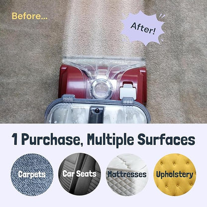 Sunny & Honey Carpet Miracle - Carpet Cleaner Shampoo - Deep Stain Remover & Odor-Deodorizing Formula - Rug Shampoo & Upholstery Cleaner Solution (32 Fl Oz, Light Lavender Scent)