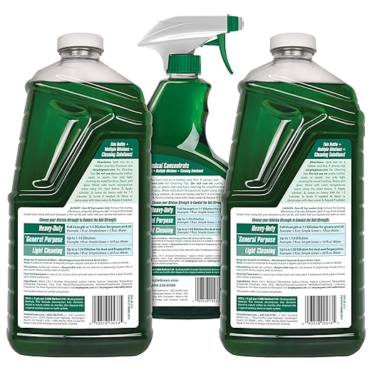 Simple Green AllPurpose Cleaner Spray and Refill, Green, 3 Piece Set, Original, 1 Count