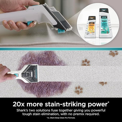 Shark StainStriker Pro Bundle for All Shark StainStriker Portable Cleaners, for Carpets & Area Rugs, Instantly Eliminates Odors, 32oz OXY Multiplier and 16oz Deep Clean Pro, PXCMBUNDLE