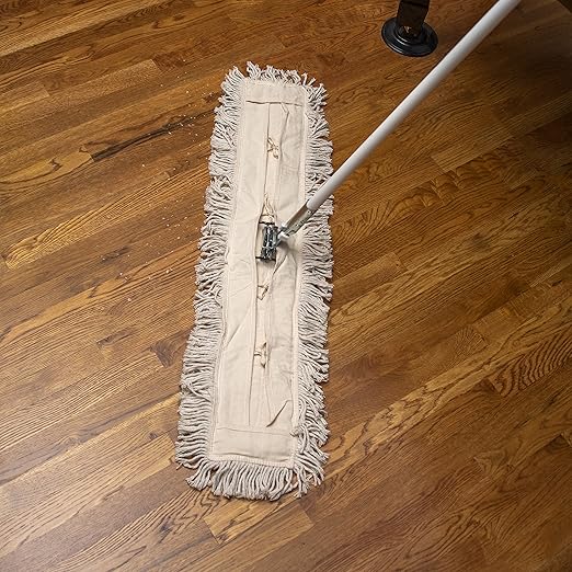 SPARTA Flo-Pac Dust Mop Tie Back for Cleaning, 36 X 5 Inches, Tan, (Pack of 12)
