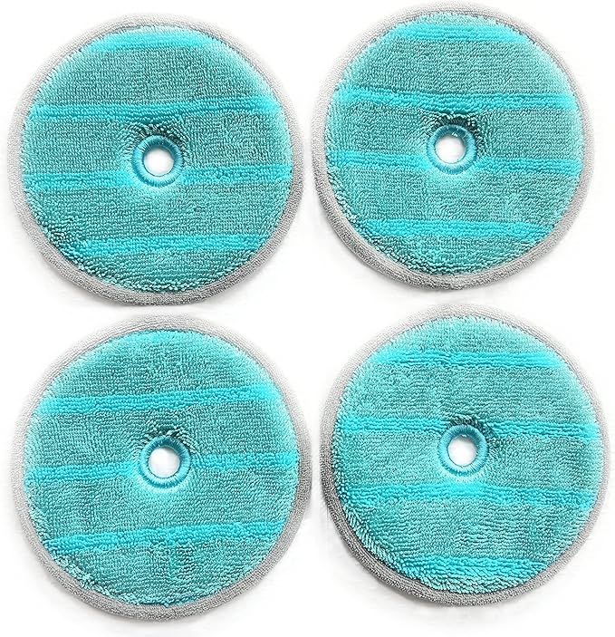 4 Pack Replacement Dry Pads for Samsung Jet Stick Spinning Sweeper Jet 90/75/70/BESPOKE Cordless Vacuum Cleaners_Blue