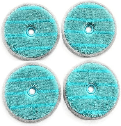 4 Pack Replacement Dry Pads for Samsung Jet Stick Spinning Sweeper Jet 90/75/70/BESPOKE Cordless Vacuum Cleaners_Blue