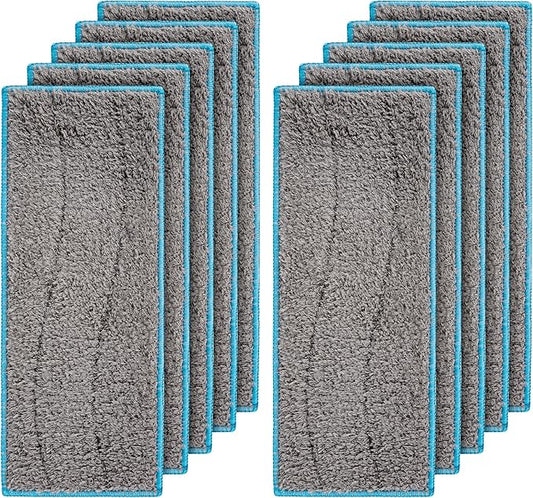 BlueStars 10 Packs Washable and Reusable m6 Wet Mopping Pads - Compatible with Braava Jet M Series Braava Jet m6 (6110) (6012) (6112) (6113) Ultimate Robot Mop