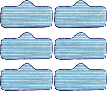 BlueStars Microfiber Steam Mop Pad for Dupray Neat Steam Cleaner Reusable & Washable Replacement Part - Designed for Multiple Surfaces, Effectively Clean Hardwood, Tile & Stone Floors - Pack of 6